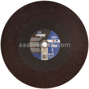 Norton 20 x 3/16 x 1 Gemini Free Cut Reinforced Type 01 Straight Wheels