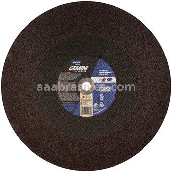 Norton 20 x 3/16 x 1 Gemini Long Life Reinforced Type 01 Straight Wheels
