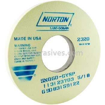 Norton 14 x 1-1/2 x 5 5NQ60-GVSP QUANTUM Type 01 Straight Wheels