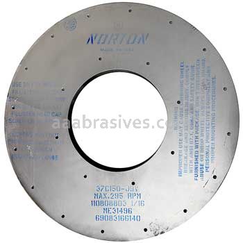 Norton 26 x 2-1/2 x 11 37C150-J9V ME31496 Plate A47216 Hyprolap Wheel Type 35 Plate Wheels