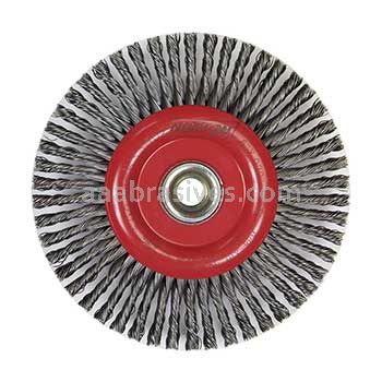 Norton 6-7/8 x .020 x 5/8-11 Carbon Steel *Bulk Packed Stringer Bead Knot Wire Brushes For Steel