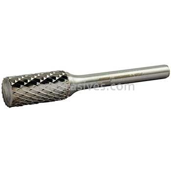 Norton 69957308005 SA5 Cylindrical 1/2 x 1 x 2-3/4 Double Cut Burrs