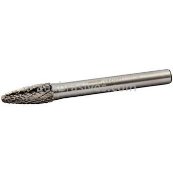 Norton 69957308019 SF2 Tree with Radius 5/16 x 3/4 x 2-1/2 Double Cut Burrs