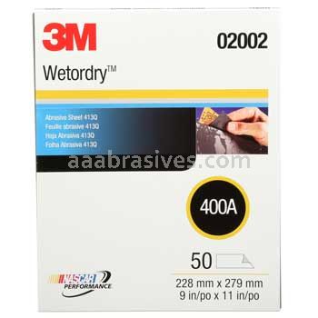 3M™ 7000000318 9 x 11 413Q Wetordry™ Abrasive Sheet