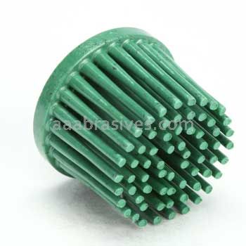 3M&trade; 7000000740 1 x 5/8 50 Grit TR RD-ZB Green Scotch-Brite&trade; Roloc&trade; Bristle Disc