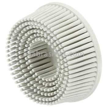 3M™ 7000000744 2 x 5/8 120 Grit TR RD-ZB White Scotch-Brite™ Roloc™ Bristle Disc