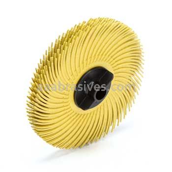 3M™ 7000000771 3 x 3/8 80 80 Grit Scotch-Brite™ Radial Bristle Disc