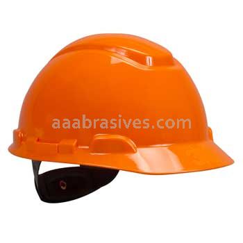 3M&trade; 7000030063 H-706R Hard Hat Orange 4-Point Ratchet Suspension