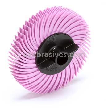 3M™ 7000046158 2 x 3/8 Scotch-Brite™ Radial Bristle Disc Thin Bristle