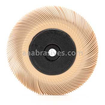 3M™ 7000046180 6 x 7/16 x 1 6 Micron Scotch-Brite™ Radial Bristle Brush with Adapter