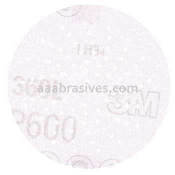3M™ 7000118633 3” P600 Grit 360L Hookit™ Clean Sanding Disc