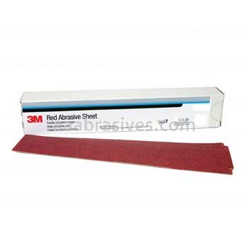 3M™ 7000119922 2-3/4 x 16 1/2 P80 Red Abrasive Stikit™ Sheet Roll