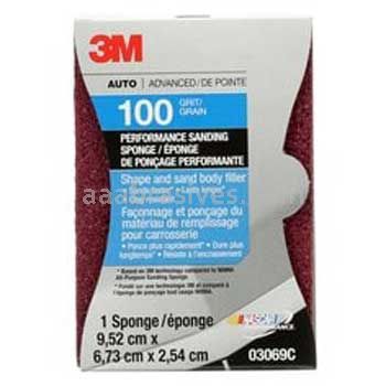 3M™ 7000120182 Performance Sanding Sponge 1x2-5/8 100 Grit