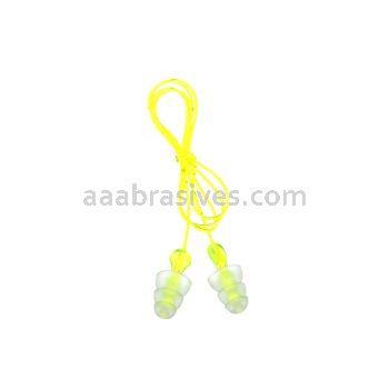 3M&trade; 7000127187 Tri-Flange&trade; P3000 Corded Earplugs