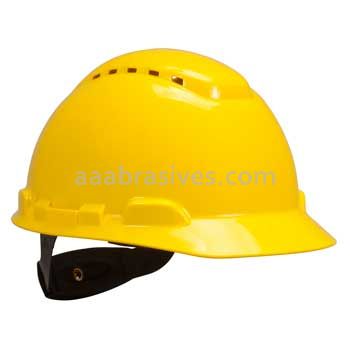 3M™ 7000128177 H-702V-UV Hard Hat with Uvicator Vented Yellow 4-Point RatchetSuspension