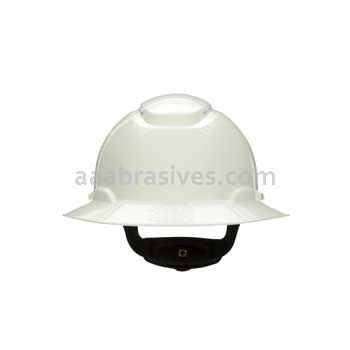 3M™ 7000144965 H-801V Full Brim Hard Hat White 4-Point Ratchet Suspension Vented