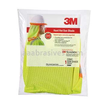 3M&trade; 7010313671 94800-80030 Hi-Viz Hard Hat Sun Shade Yellow