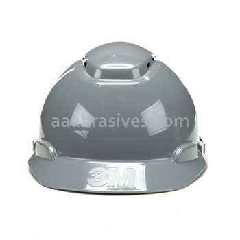 3M™ 7010316601 H-708V-UV Hard Hat Gray 4-Point Ratchet Suspension Vented withUvicator
