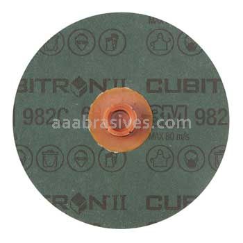 3M™ 7010327218 4" 60+ Grit TS 982C Cubitron™ II Roloc™ Fibre Disc