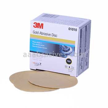 3M™ 7010327883 3" P800 Grit 216U Hookit™ Gold Sanding Disc 01010