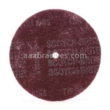 3M™ 7010329836 1-1/2” TR Heavy Duty A/O CRS GB-DR Scotch-Brite™ Roloc™ Light Grinding and Blending Disc