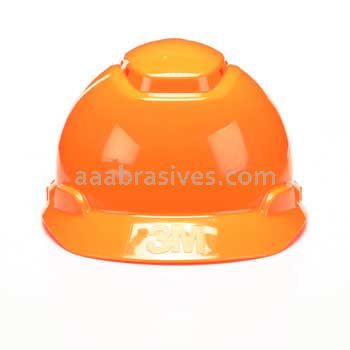 3M™ 7010342428 H-707V Hard Hat Hi-Vis Orange 4-Point Ratchet Suspension Vented