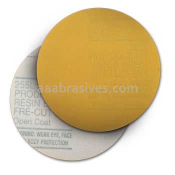 3M&trade; 7010532668 8" P80 Grit 255L Hookit&trade; Gold Film Sanding Disc