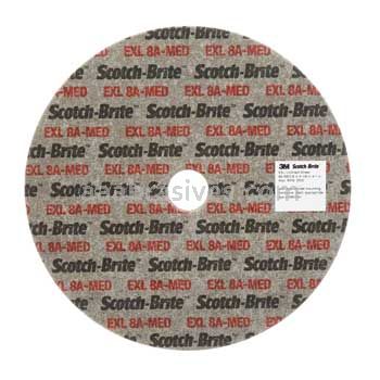 3M™ Scotch-Brite™ 7010534339 1 x 1/4 x 1/8 2A Medium EXL Unitized Wheel