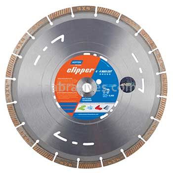 Norton 70184645927 4 x 4 Max Cut 12 x .118 x 1"/20mm Segmented Rim Diamond Saw Blade