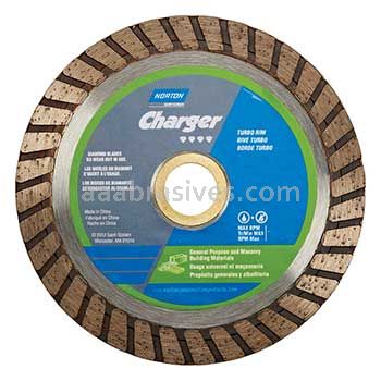 Norton 70184682853 Clipper Charger 5 x .086 x 7/8-5/8-20mm Turbo Rim Portable Saw Blade