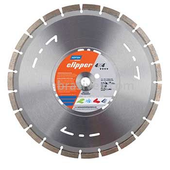 Norton 70184684548 Clipper 4 x 4 12 x .110 x 1"/20mm Segmented Rim Diamond Saw Blade