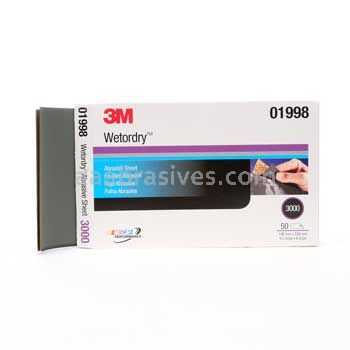 3M™ 7100028225 5 1/2 x 9 401Q Wetordry™ Abrasive Sheet