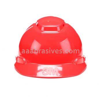 3M™ 7100065187 H-705V Hard Hat Red 4-Point Ratchet Suspension Vented