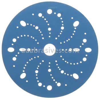 3M™ 7100091111 6” #800 Grit Hookit™ Blue Abrasive Disc 321U Multi-hole
