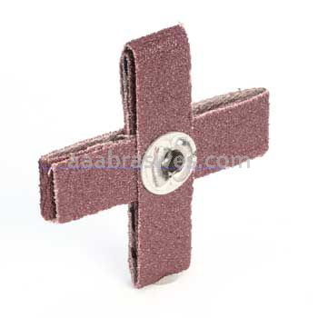 3M™ 7100094563 2 x 2 x 1/2 80 Grit X-wt 341D Cross Pad