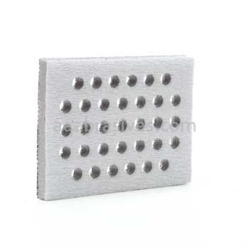 3M™ 7100138159 3 x 4 x 1/2 33-Holes Clean Sanding Interface Pad 28324