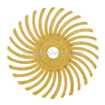 3M™ 7100138177 3” 80 Grit Scotch-Brite™ Roloc™ Radial Bristle Disc