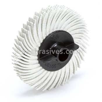 3M&trade; 7100138294 2 x 3/8 120 Scotch-Brite&trade; Radial Bristle Disc Thin Bristle