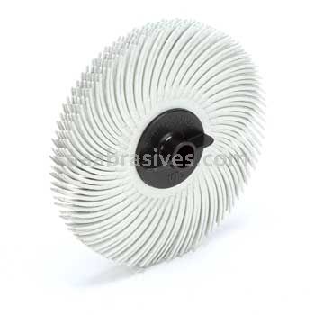 3M™ 7100138296 3 x 3/8 120 120 Grit Scotch-Brite™ Radial Bristle Disc