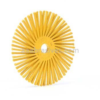 3M&trade; 7100138324 3 x 3/8 80 80 Grit Scotch-Brite&trade; Radial Bristle Disc