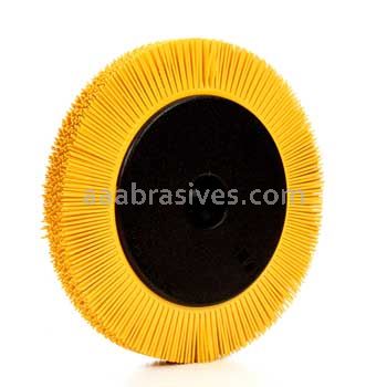 3M™ 7100138333 8 x 1 x 1-1/4 80 Grit Scotch-Brite™ Radial Bristle Brush with Flange