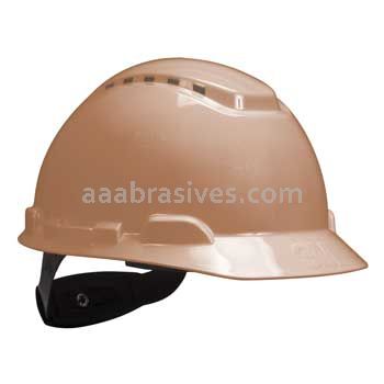 3M™ 7100162725 H-711V Hard Hat Tan 4-Point Ratchet Suspension Vented