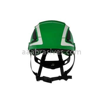 3M&trade; 7100175565 X5004VX-ANSI SecureFit&trade; Safety Helmet Green vented