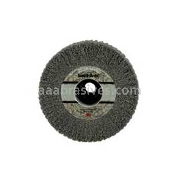 3M™ 7100216230 8 x 1-1/2 x 3 6 Ceramic Medium DP-FB Scotch-Brite™ Deburr & Finish PRO Flap Brush
