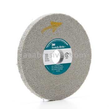 3M™ 7100221756 4 x 1 13/16 x 1 Scotch-Brite™ 8 S/C Fine EXL Deburring Wheel