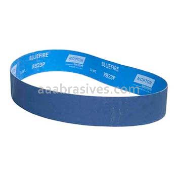 Norton 2 x 36 BlueFire Cloth Narrow Benchstand Belt 120 Grit R823P ZA