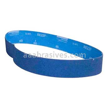 Norton 2 x 36 BLUEFIRE Cloth Narrow Benchstand Belt 60 Grit R823P ZA