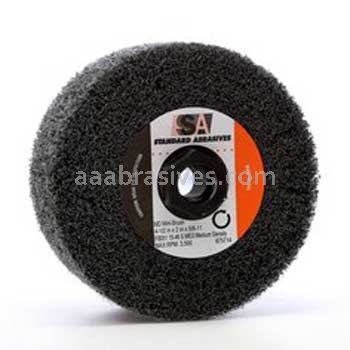 Standard Abrasives MD Mini-Brush 875713 4-1/2" x 2" x 5/8-11 FB051 15-46 A VFN Medium Density