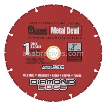 Morse® Metal Devil Diamond Edge 7x.060x7/8-5/8 KO Cut-Off Wheel