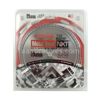 Morse Metal Devil NXT&reg; Aluminum 7-1/4" 60 Teeth Circular Saw Blades